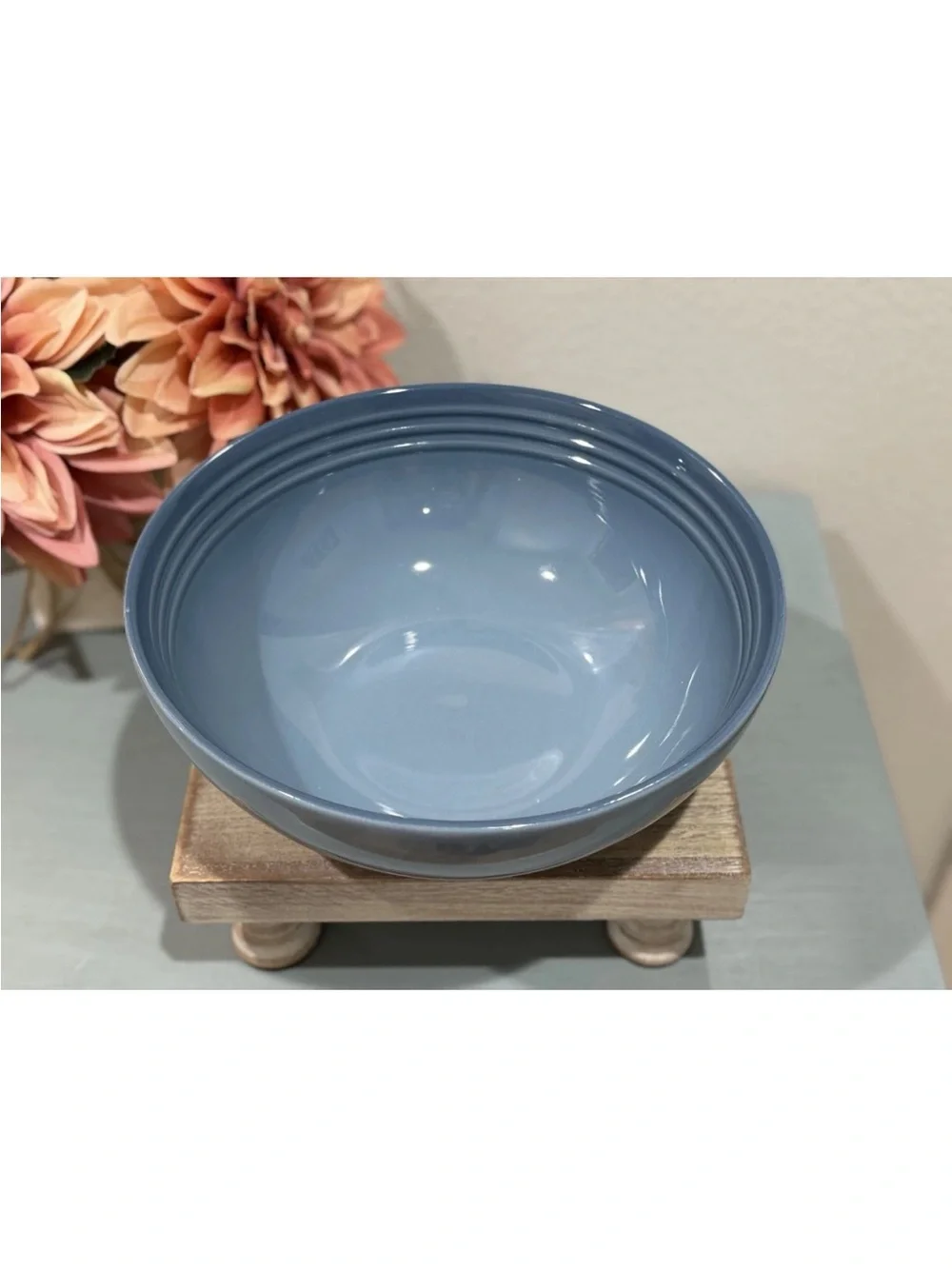 Le Creuset 24cm CHAMBRAY Blue Serving Mixing Bowl 2.2L/2.38QT 9.38